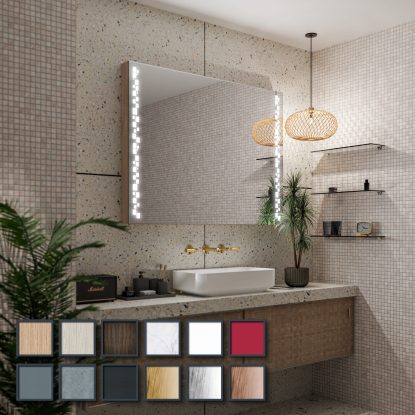 Oglindă LED Detroit PREMIUM Dreptunghiulară