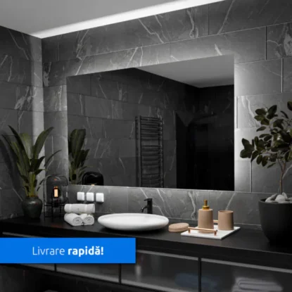 Oglinda Dreptunghiulara Iluminata cu LED - Model Dubai