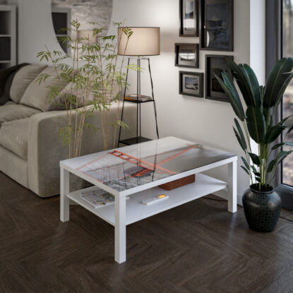 Blat din sticlă pentru masă IKEA 90x55cm - MODELE